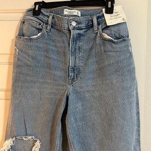 Abercrombie and Fitch 90s straight ultra high rise - curve love